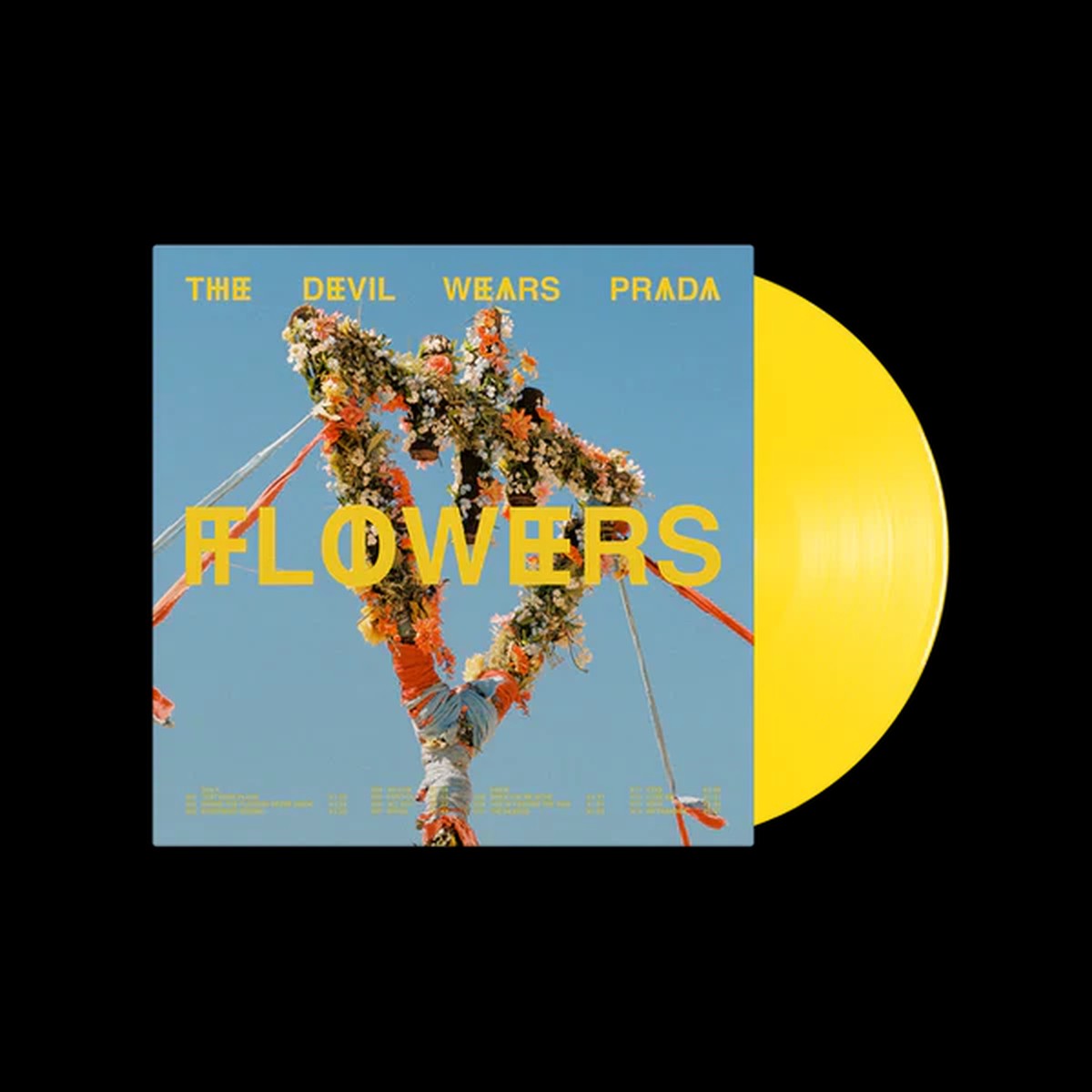 THE DEVIL WEARS PRADA FLOWERS LP (Yellow Vinyl)