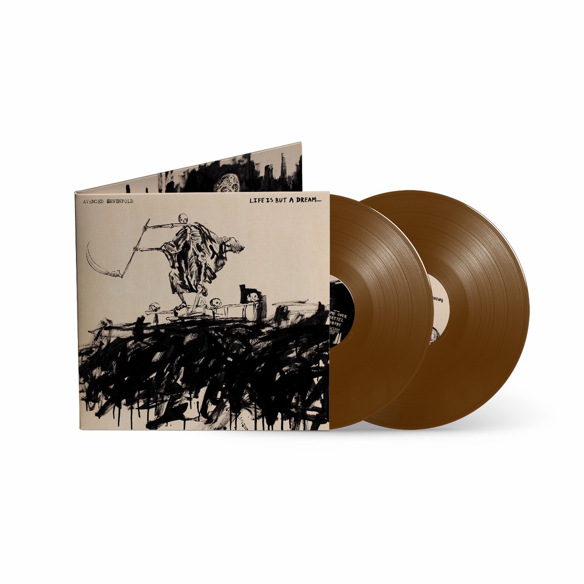 AVENGED SEVENFOLD LIFE IS BUT A DREAM 2LP (Limited Edition Only 1000 made, Brown Vinyl)