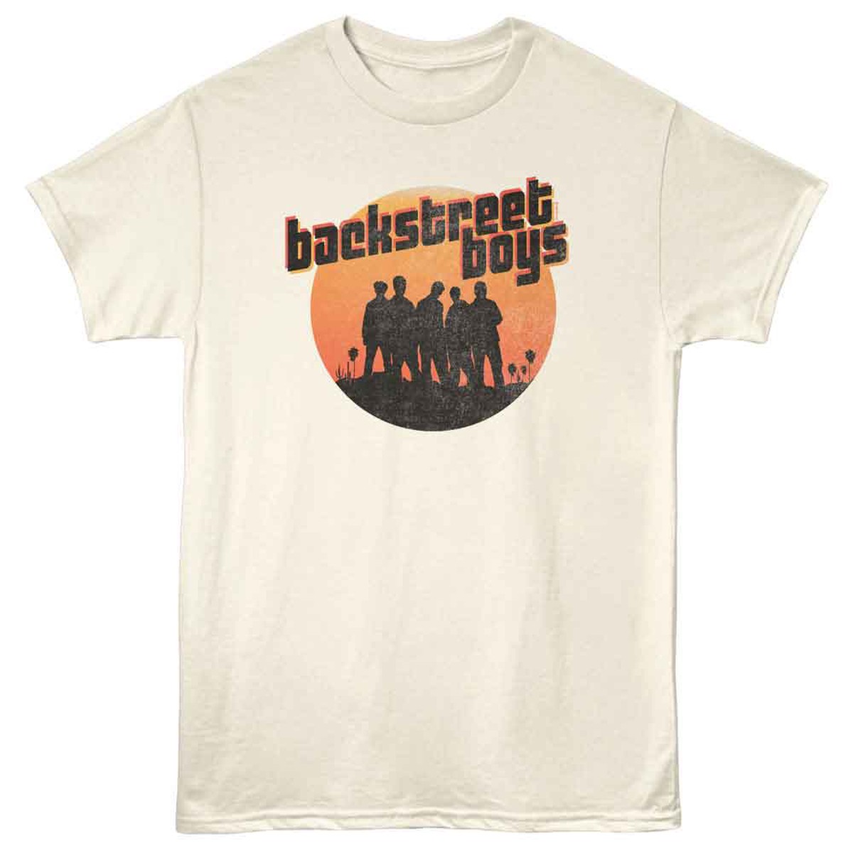 BACKSTREET BOYS - BSB ORANGE CIRCLE SHIRT