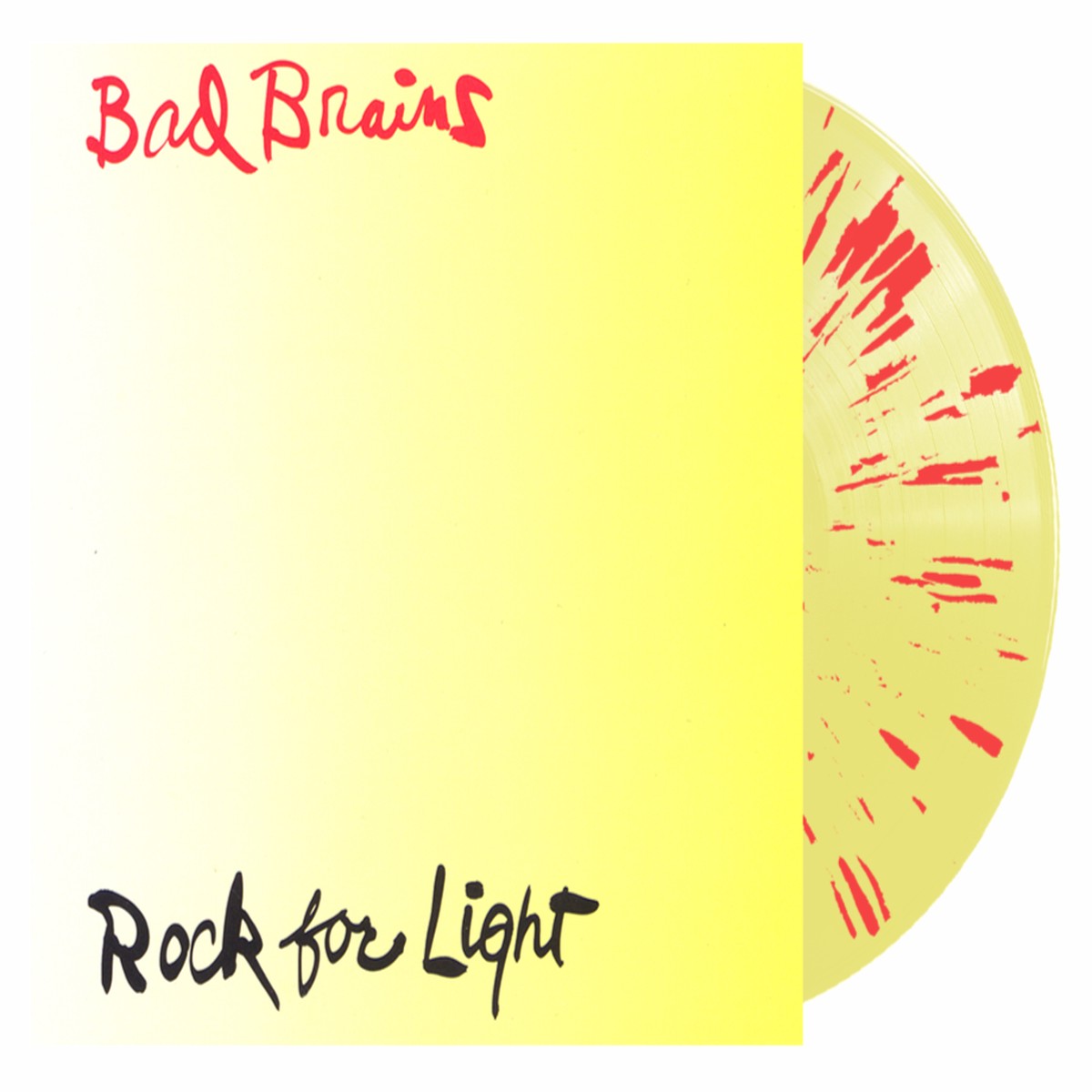 BAD BRAINS ROCK FOR LIGHT LP (Limited Edition, Transparent Yellow w/ Red Splatter Vinyl)