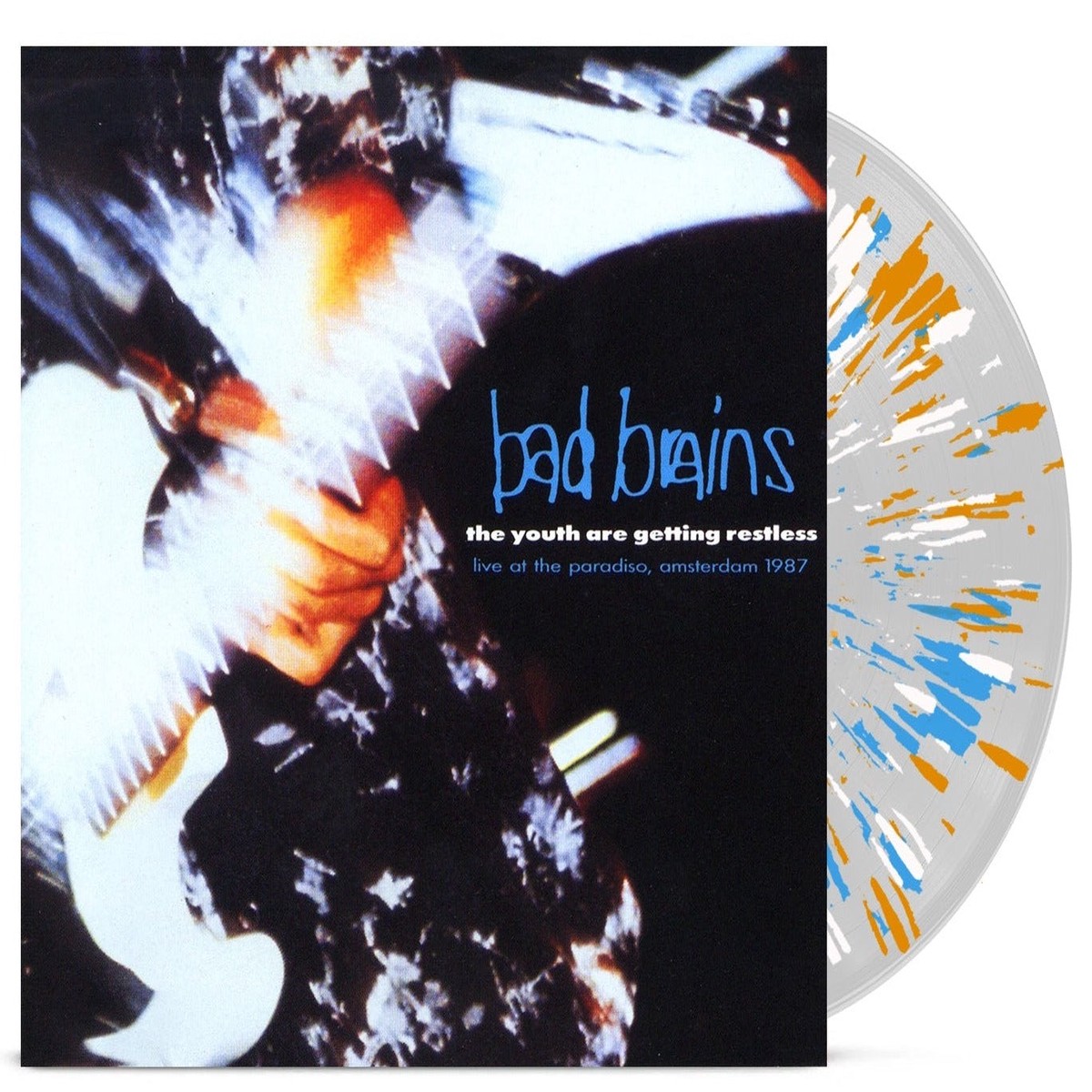 BAD BRAINS THE YOUTH ARE GETTING RESTLESS LP (Limited Edition Only 300 Made, Clear Orange, Blue, & White Splatter Vinyl)