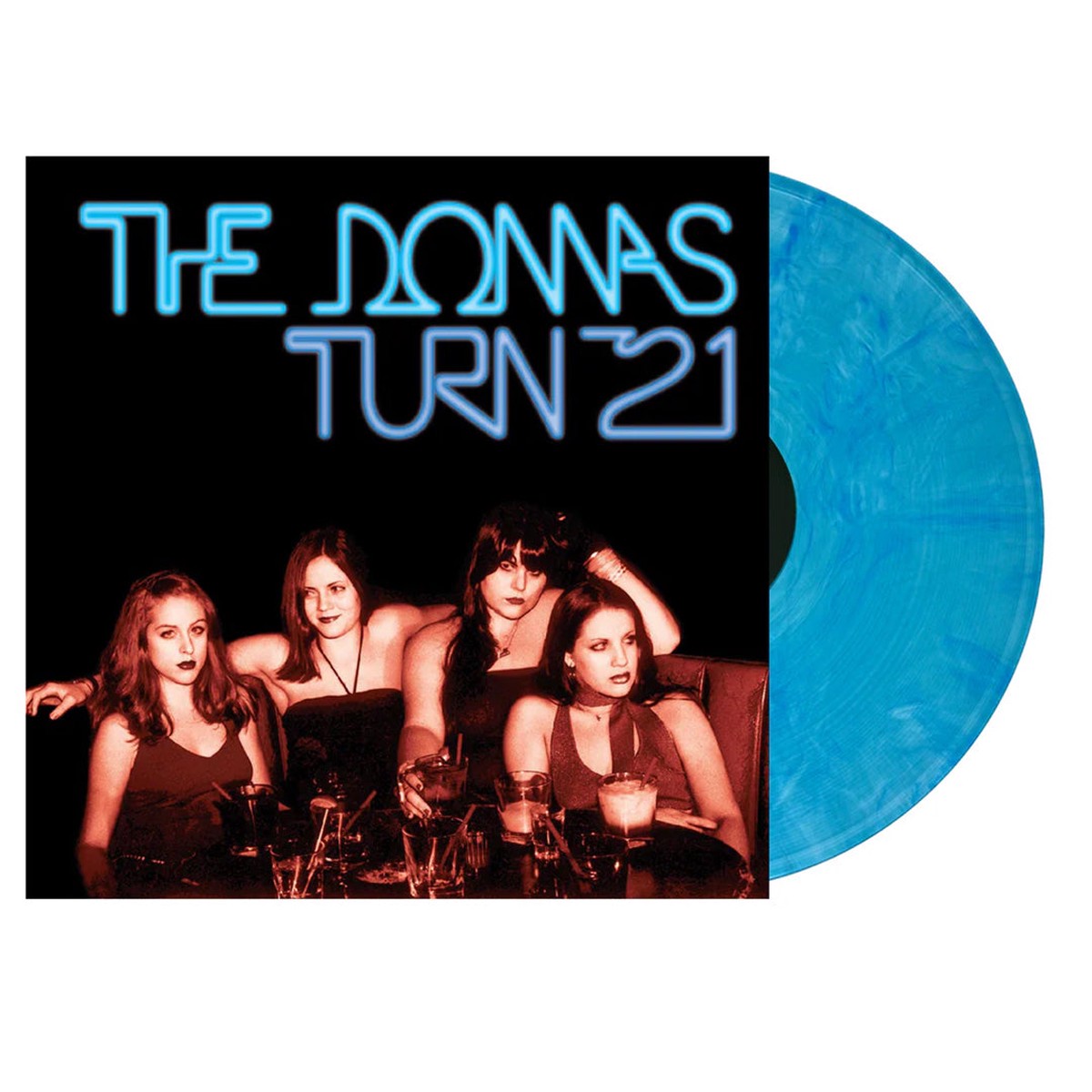THE DONNAS 'TURN 21-REMASTERED' LP (Blue Ice Queen Vinyl)