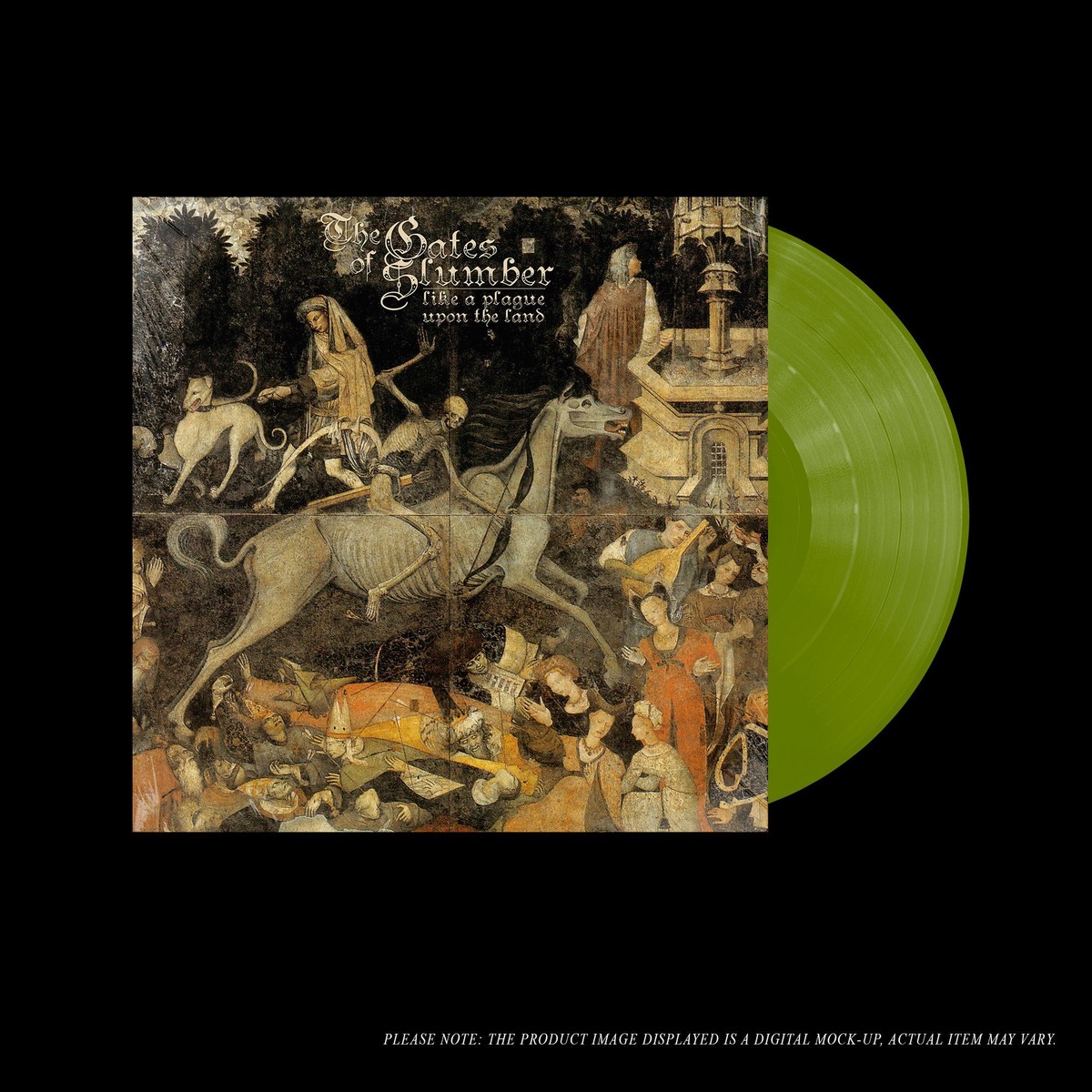 THE GATES OF SLUMBER 'LIKE A PLAGUE UPON THE LAND' LP (Lime Vinyl)