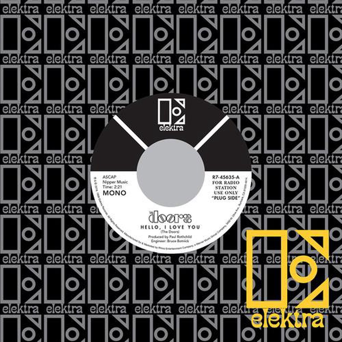 THE DOORS 'HELLO, I LOVE YOU' 7"