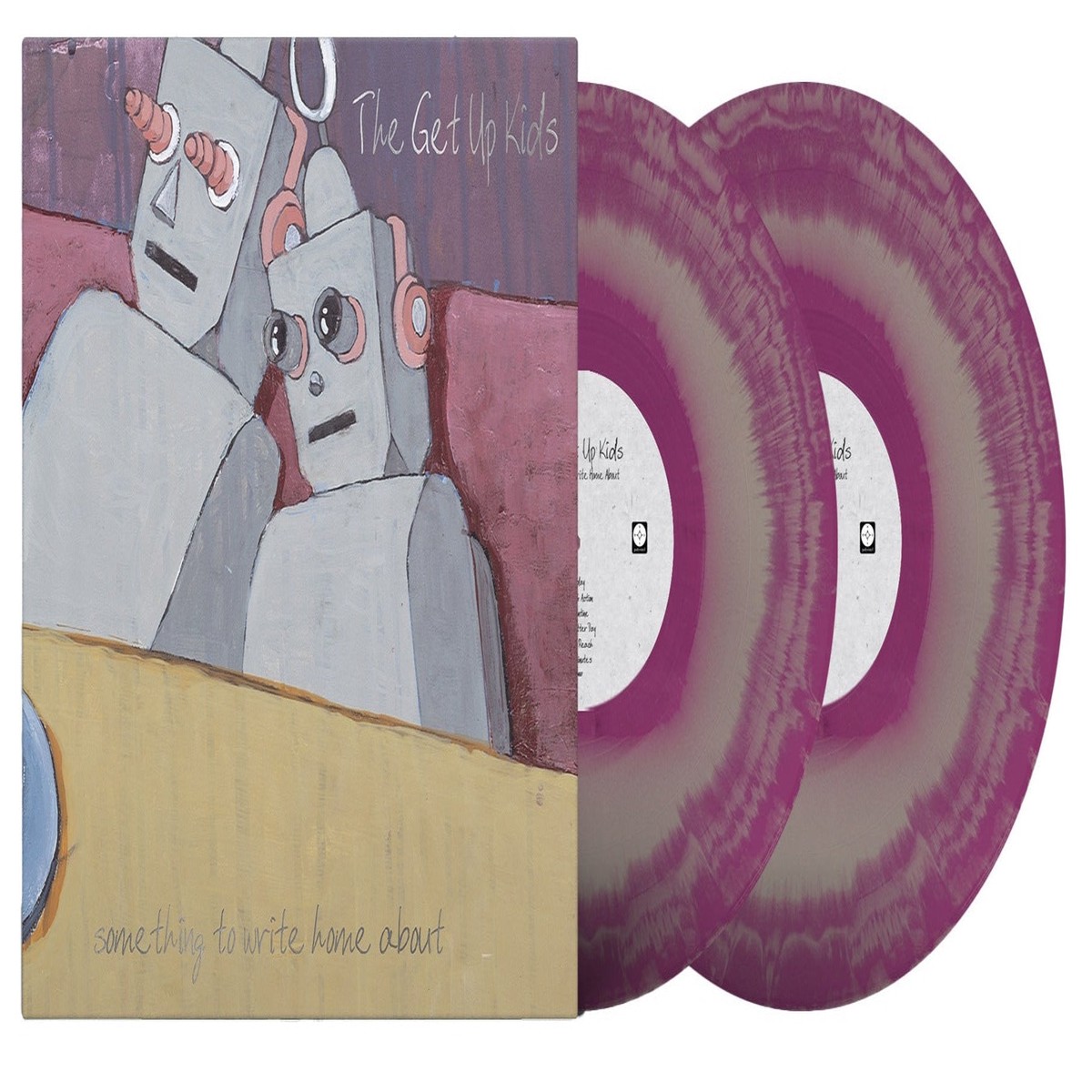 THE GET UP KIDS SOMETHING TO WRITE HOME ABOUT 25TH ANNIVERSARY 2LP (Limited Edition Only 500 Made, Violet & Silver Mix Vinyl)