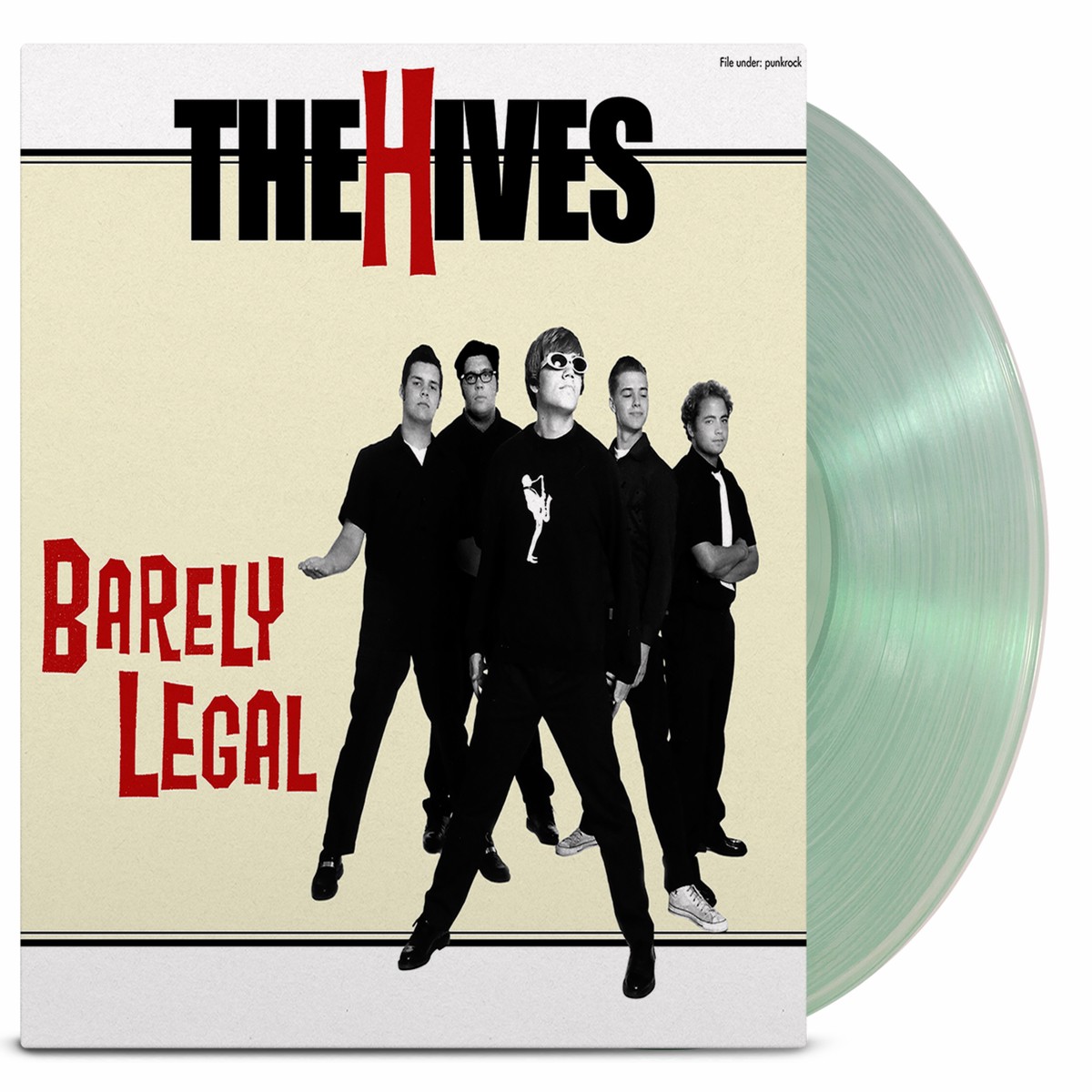 THE HIVES 'BARELY LEGAL' LP (Limited Edition Only 300 made, Coke Bottle Clear Vinyl)