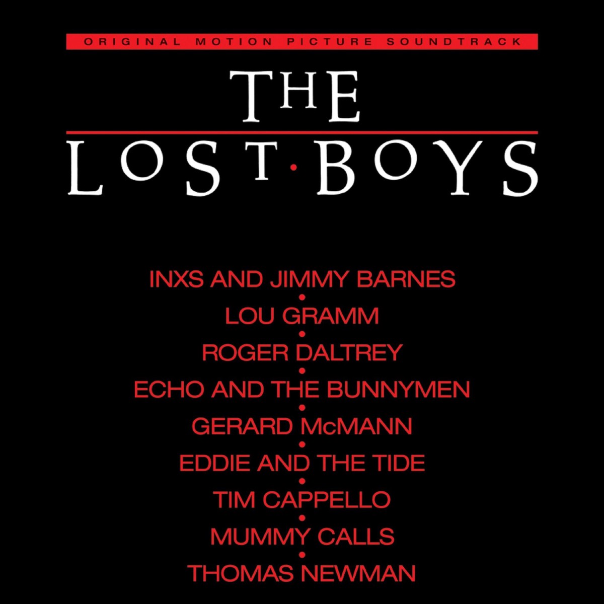 THE LOST BOYS SOUNDTRACK LP (Limited, Silver Vinyl)