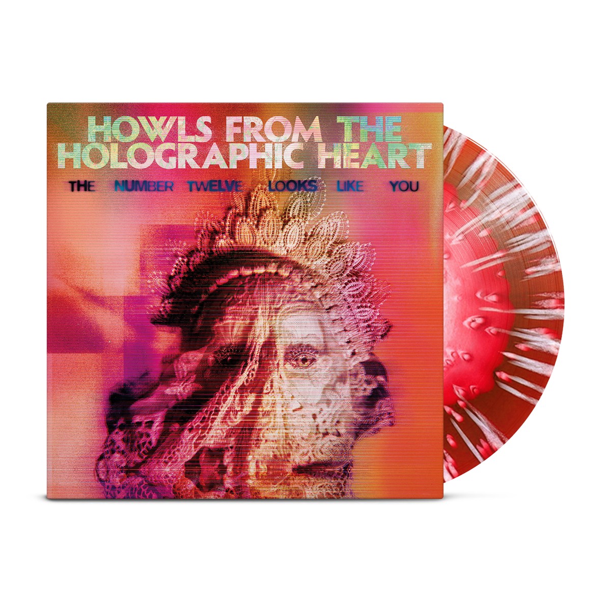 THE NUMBER TWELVE LOOKS LIKE YOU HOWLS FROM THE HOLOGRAPHIC HEART LP (Exclusive Limited to 100, Maroon/Pink Color in Color w/ White Splatter Vinyl)