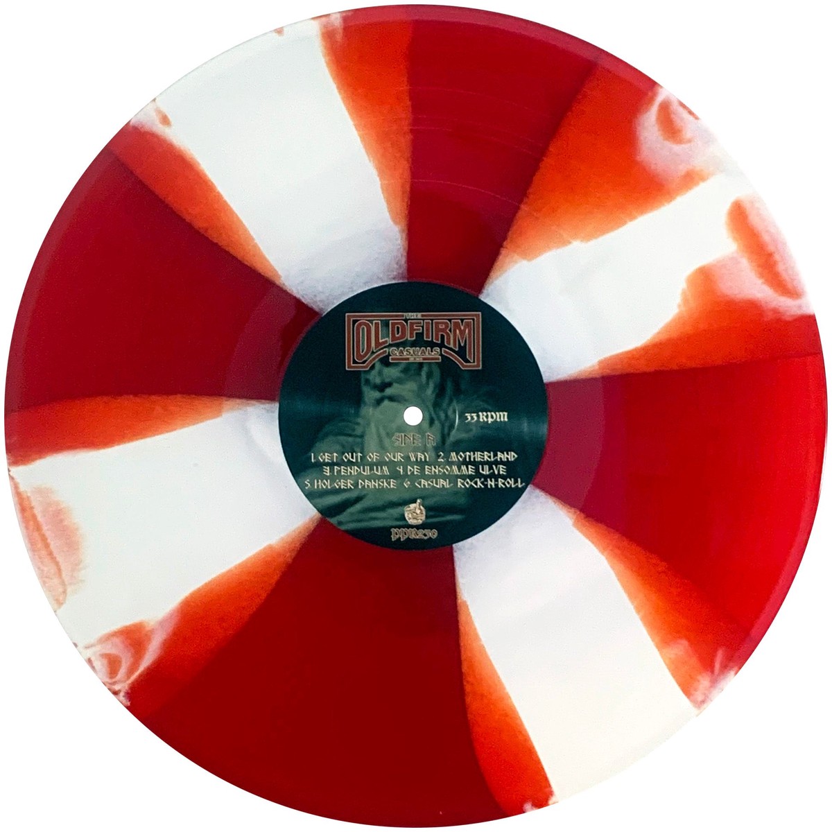 THE OLD FIRM CASUALS 'HOLGER DANSKE' LP (Danish Flag Vinyl)