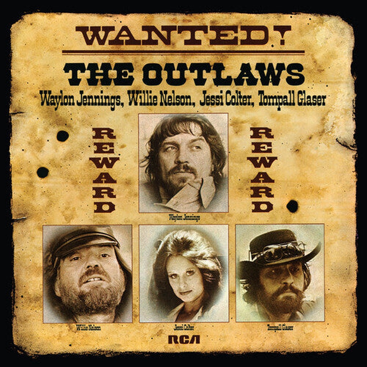 THE OUTLAWS 'WANTED! THE OUTLAWS' LP