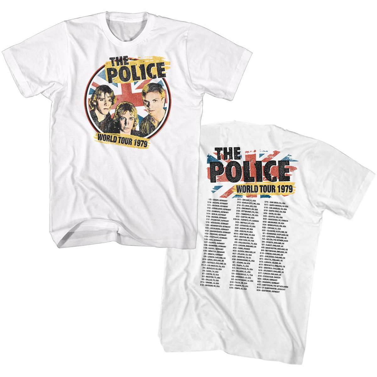 THE POLICE - 79 WORLD TOUR SHIRT