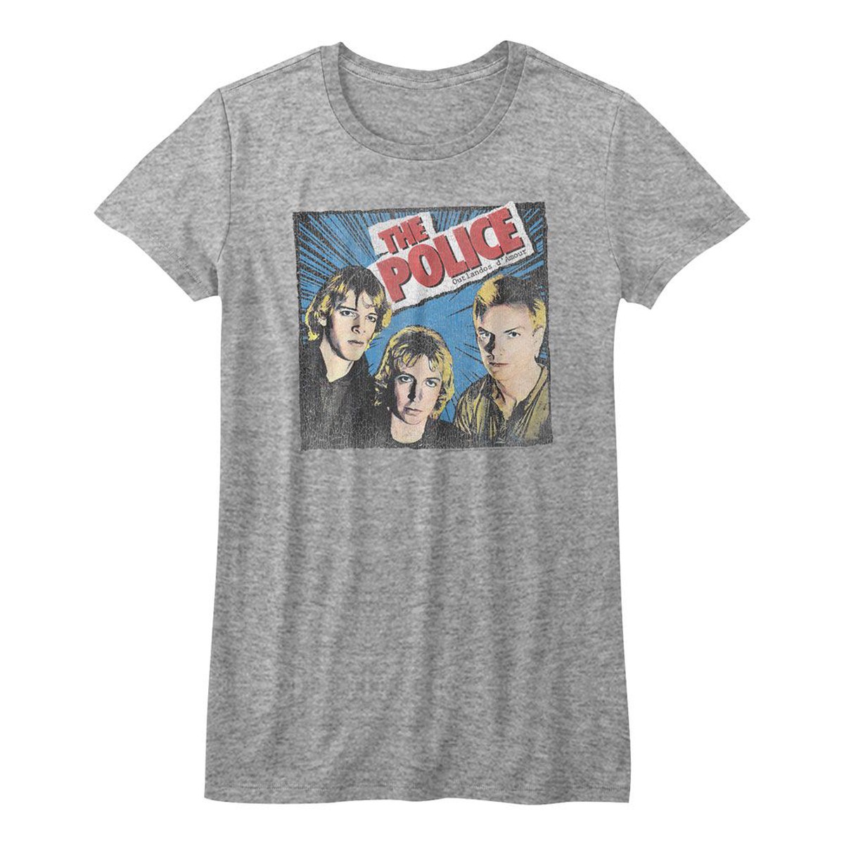 THE POLICE - COMIC-ISH LADIES SHIRT