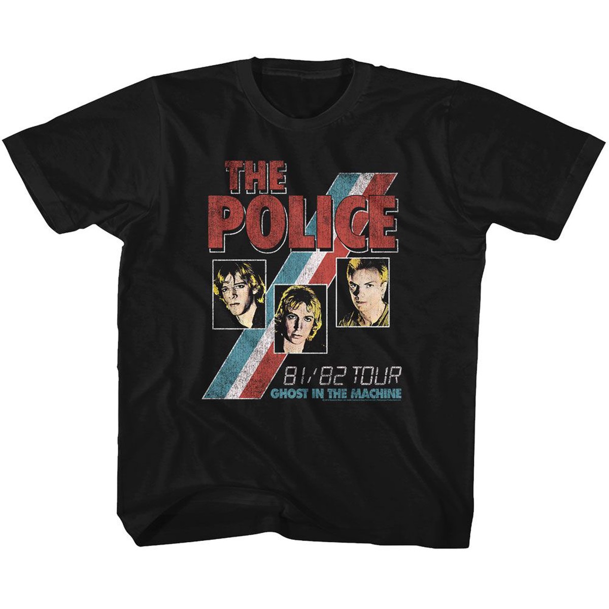 THE POLICE - GHOST IN THE MACHINE YOUTH SHIRT