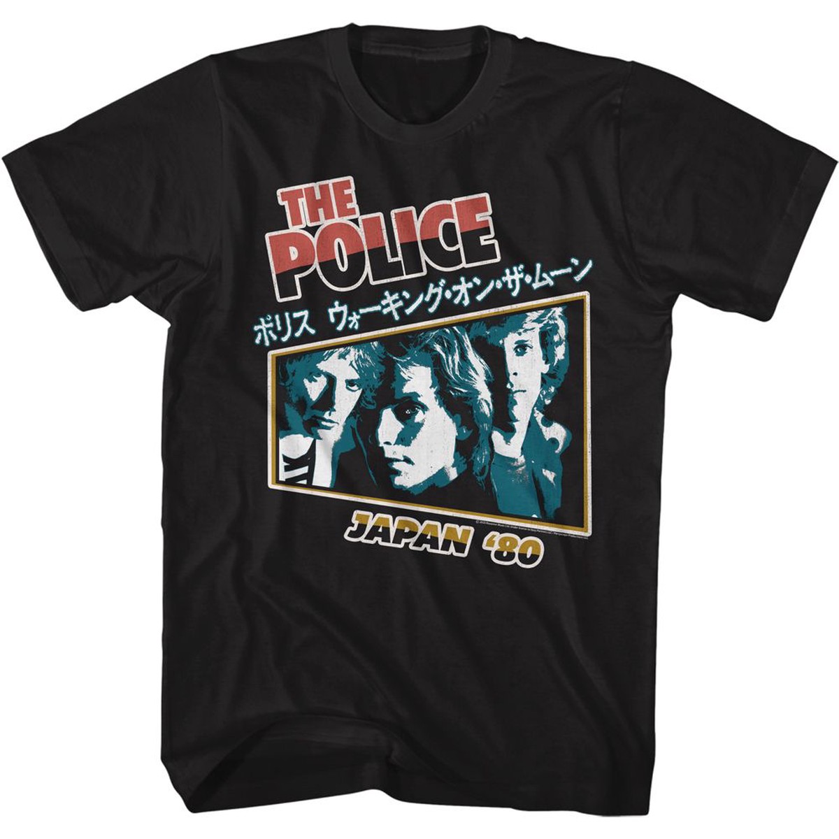 THE POLICE - JAPAN 80 SHIRT