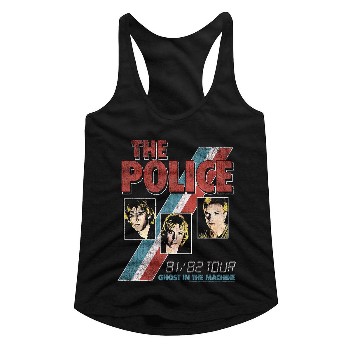THE POLICE - GHOST IN THE MACHINE LADIES SHIRT