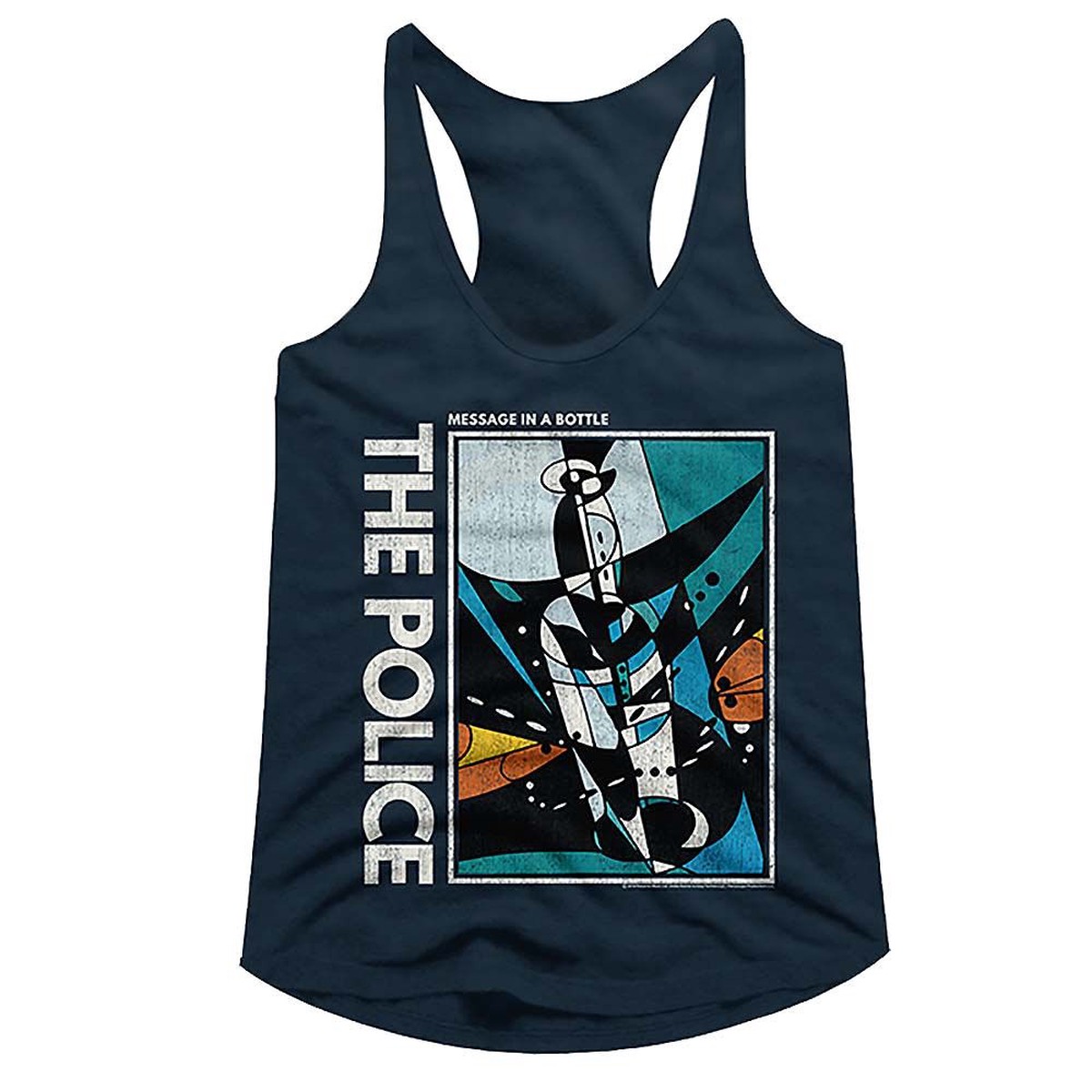 THE POLICE - MESSAGE IN A BOTTLE LADIES SHIRT