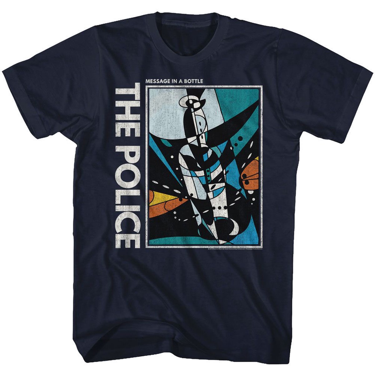 THE POLICE - MESSAGE IN A BOTTLE SHIRT