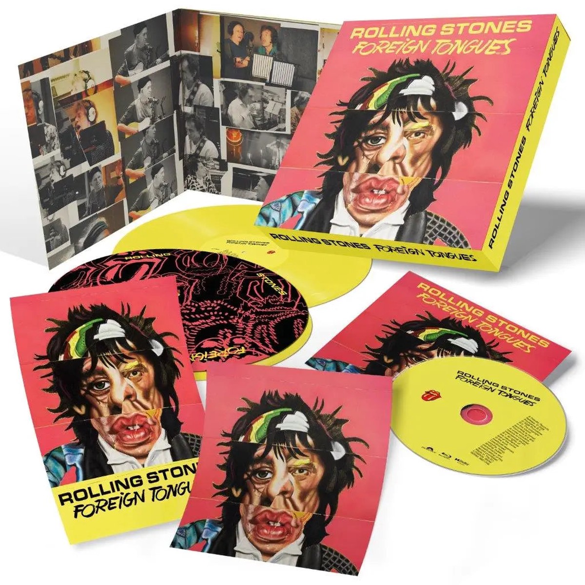 THE ROLLING STONES 'FOREIGN TONGUES' 2LP + BLU-RAY BOX SET