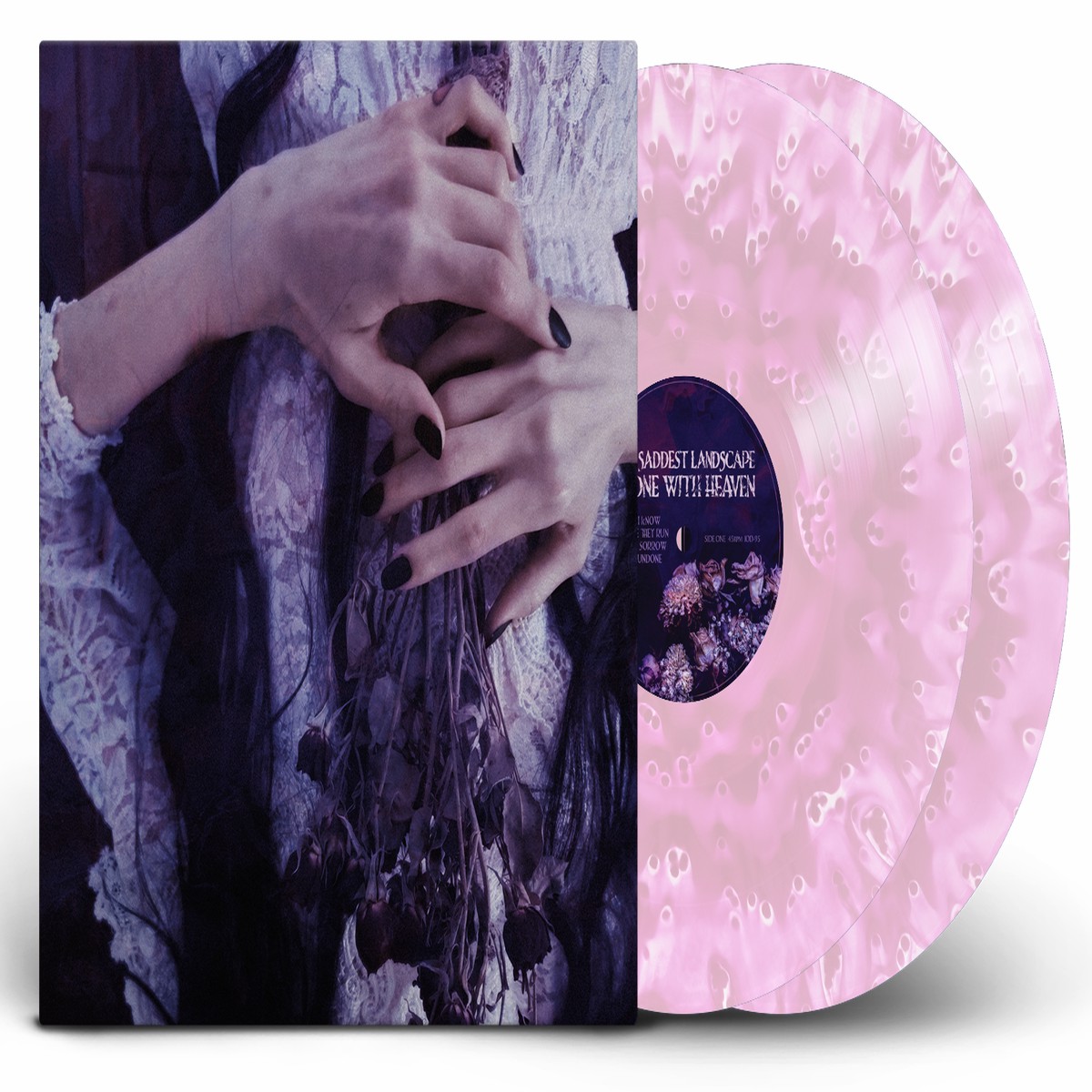 THE SADDEST LANDSCAPE ALONE WITH HEAVEN LP (Exclusive Limited to 100, "Where Angels Ascend" Vinyl)