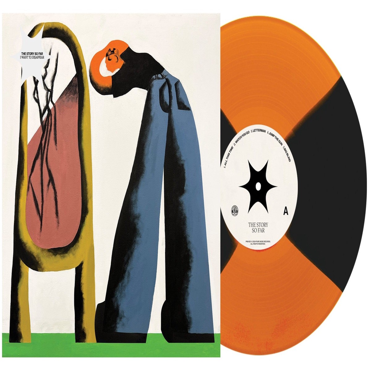 THE STORY SO FAR I WANT TO DISAPPEAR LP (Limited Edition Only 500 Made, Orange Crush & Black Butterfly Vinyl)