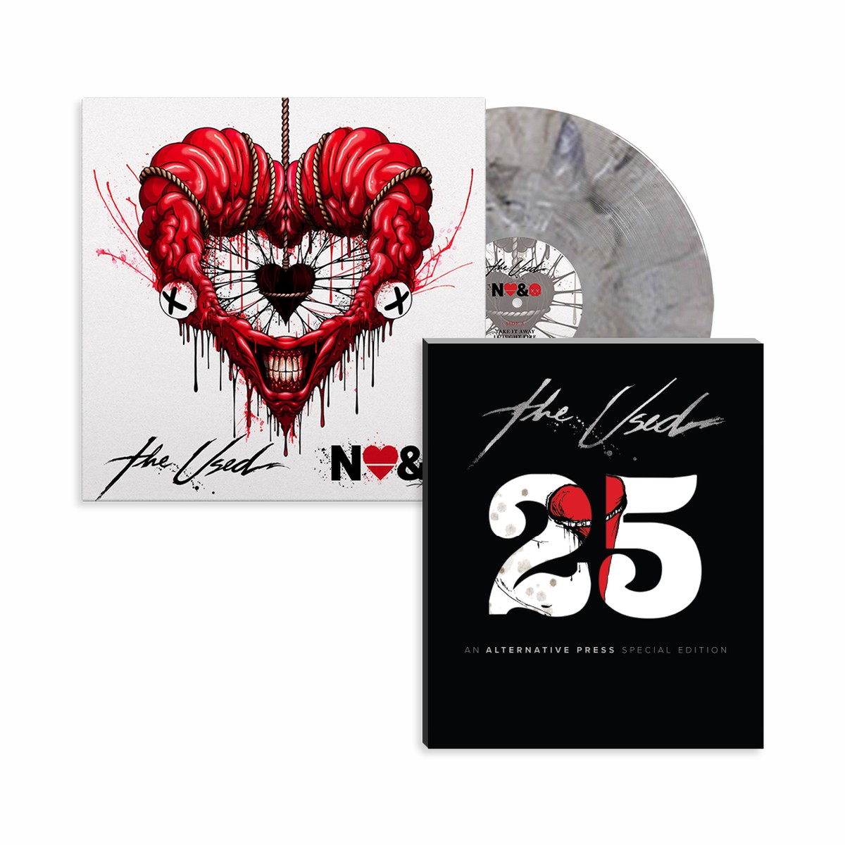 THE USED IN LOVE AND DEATH LP (Limited Edition Only 500 Made, Ghost Vinyl) + AP SPECIAL COLLECTOR'S EDITION MAGAZINE