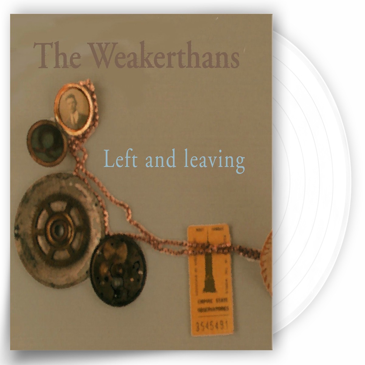 THE WEAKERTHANS 'LEFT & LEAVING' LIMITED EDITION CLEAR VINYL ONLY 250 MADE