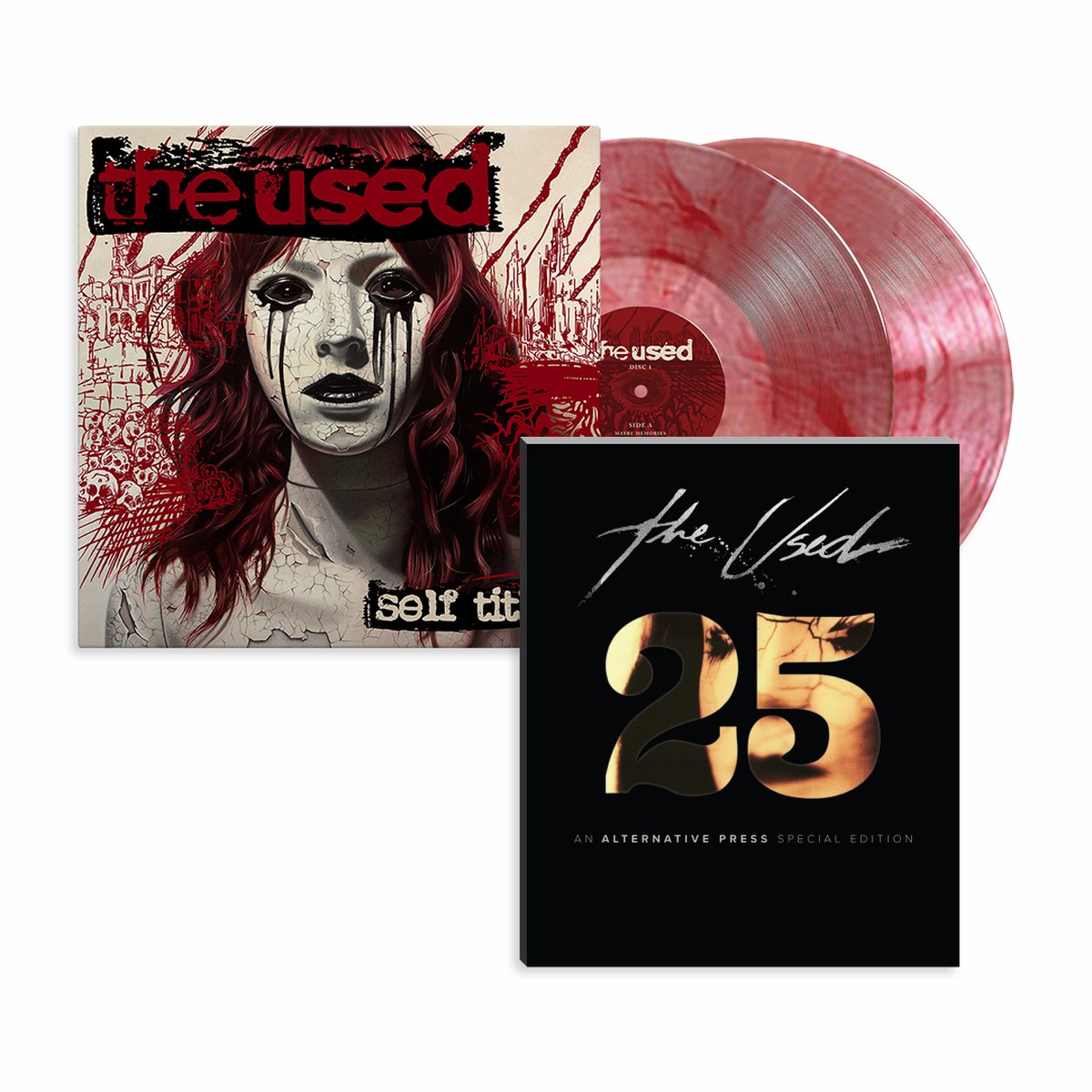 THE USED THE USED 2LP (Limited Edition Only 500 Made, Bloodshot Vinyl) + AP SPECIAL COLLECTOR'S EDITION MAGAZINE