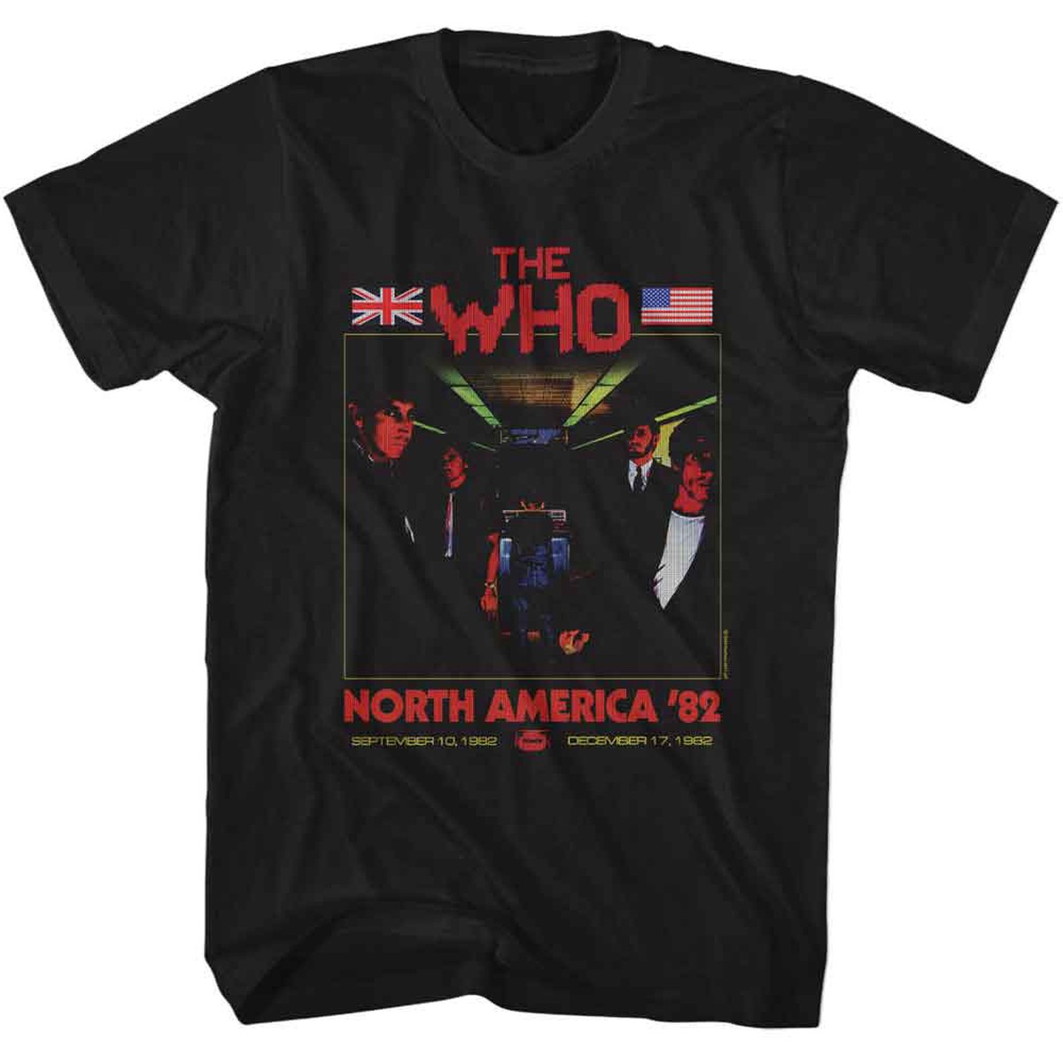 THE WHO - ITS HARD NORTH AMERICA 82 SHIRT