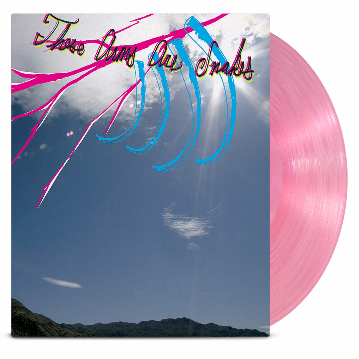 THESE ARMS ARE SNAKES 'EASTER' LIMITED EDITION TRANSLUCENT PINK LP ONLY 300 MADE