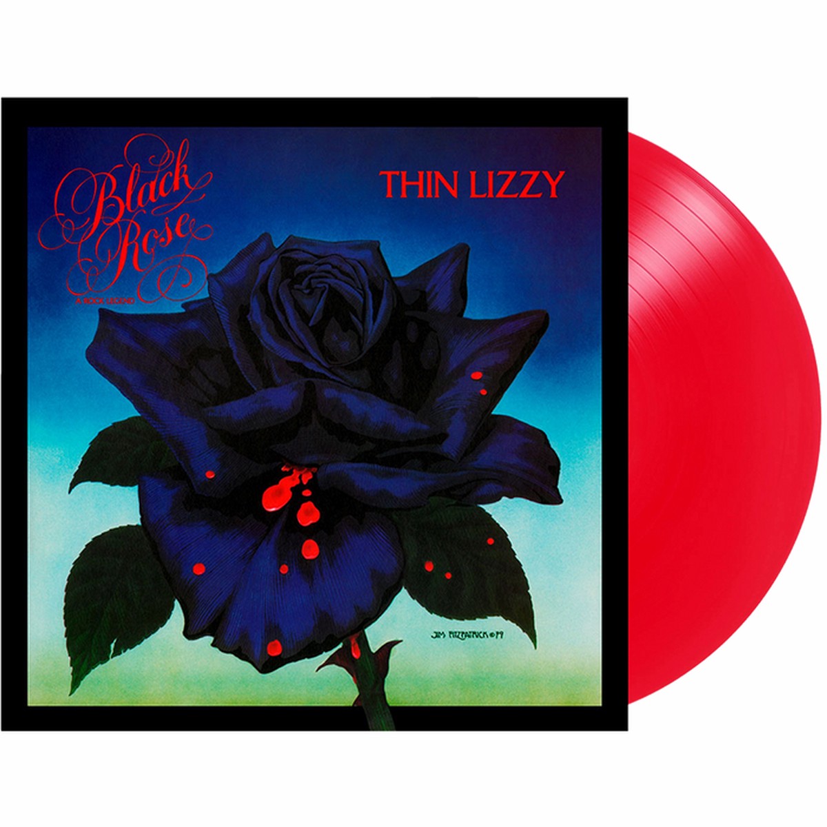 THIN LIZZY 'BLACK ROSE - A ROCK LEGEND' LP (Translucent Red Vinyl)