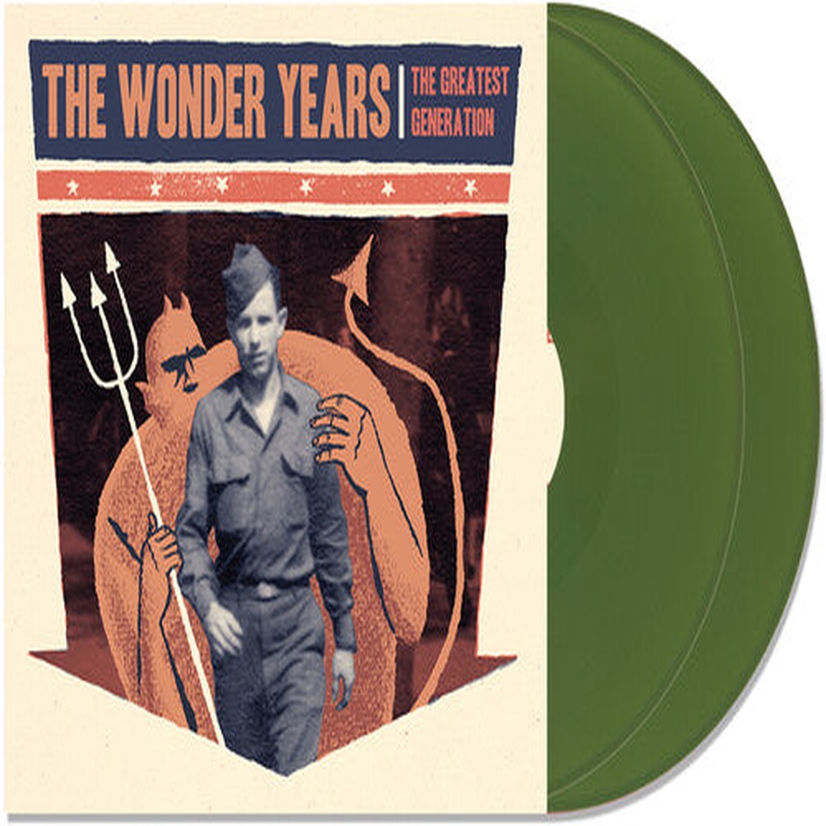 THE WONDER YEARS THE GREATEST GENERATION 2LP (Olive Green Vinyl)