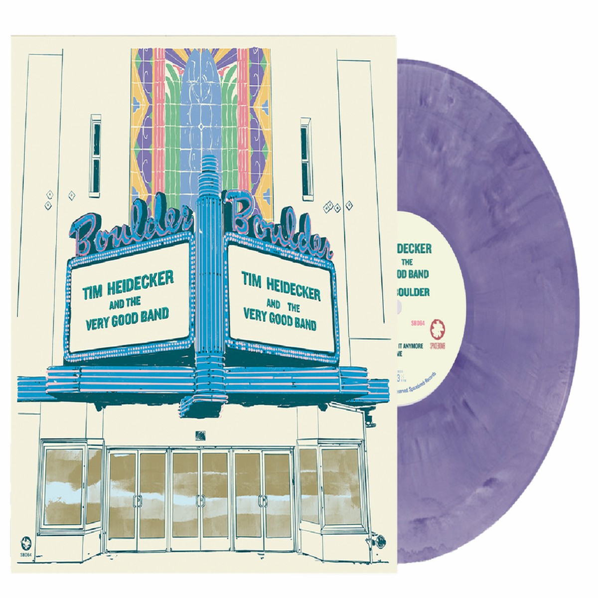 TIM HEIDECKER & THE VERY GOOD BAND (LIVE IN BOULDER) LP (Light Purple Blast Vinyl)