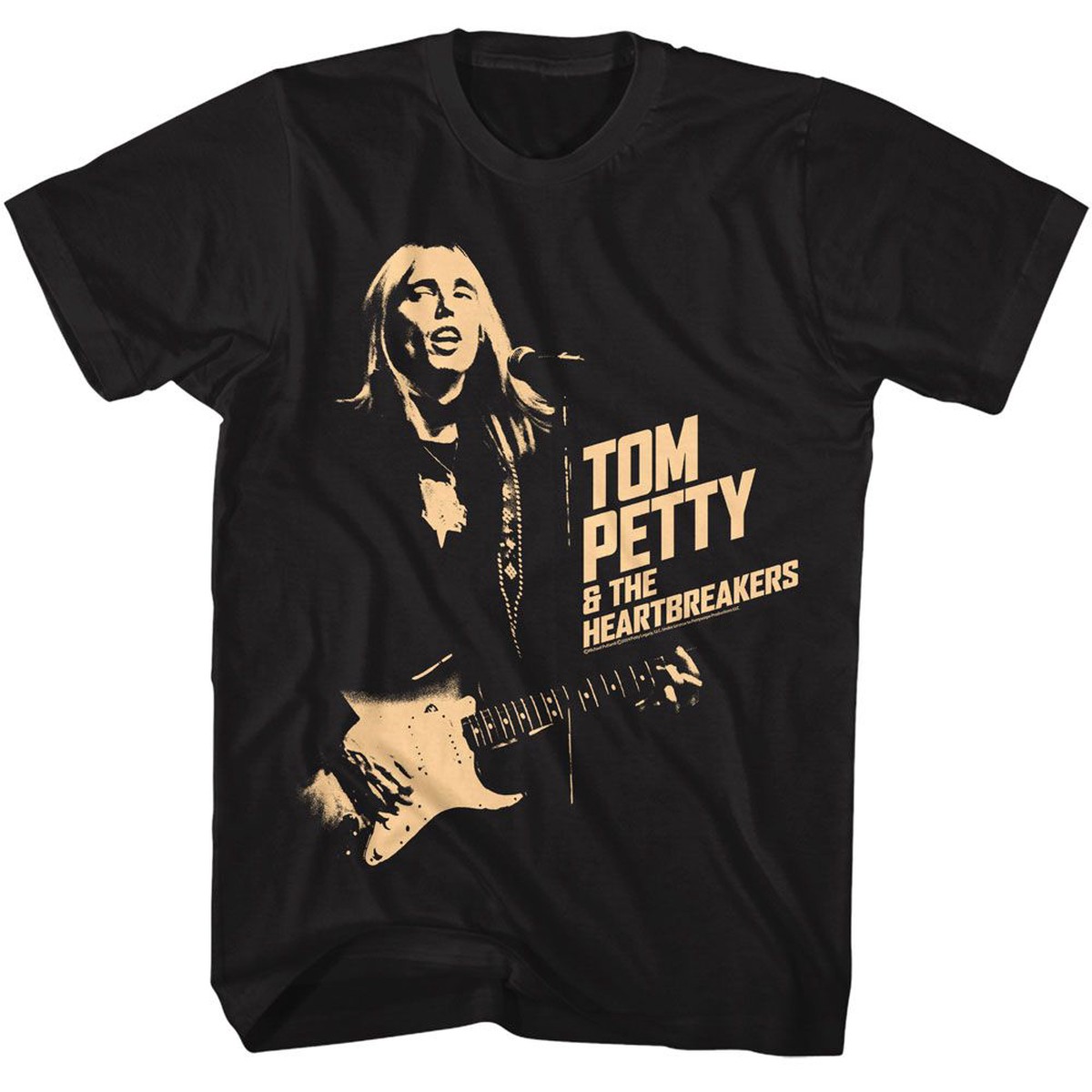 TOM PETTY - AND THE HEARTBREAKERS 1 COLOR SHIRT