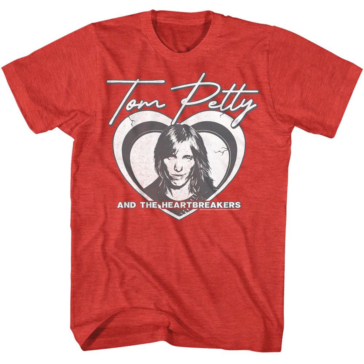 TOM PETTY - LAYERED HEART SHIRT