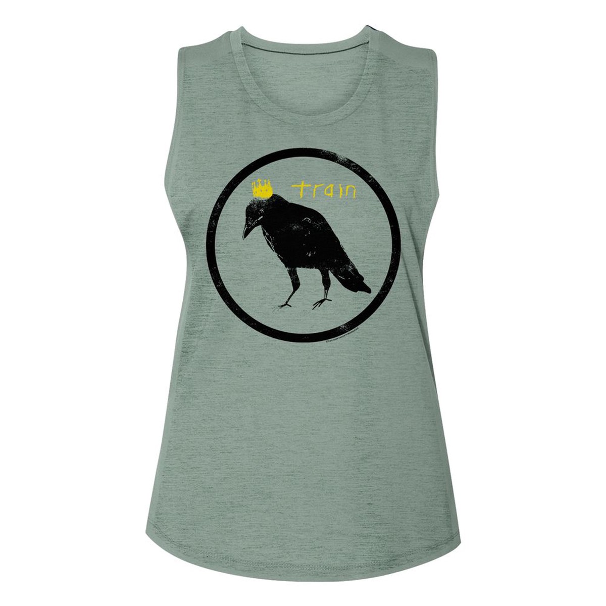 TRAIN - CROW AND CROWN IN CIRCLE LADIES SHIRT