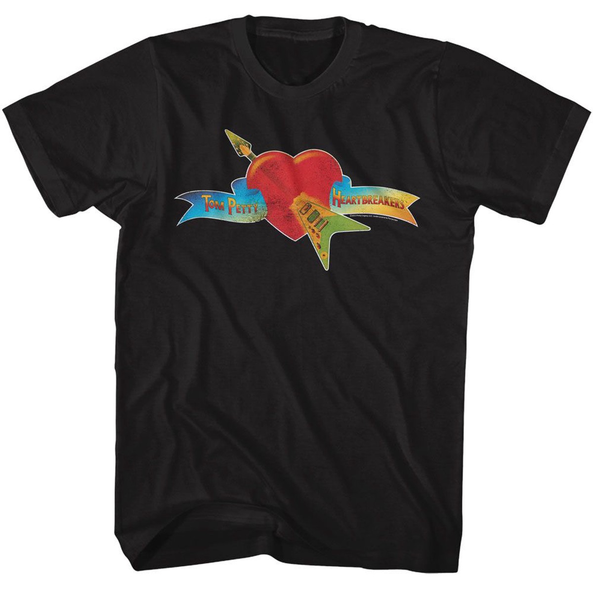 TOM PETTY - HEART AND BANNER SHIRT