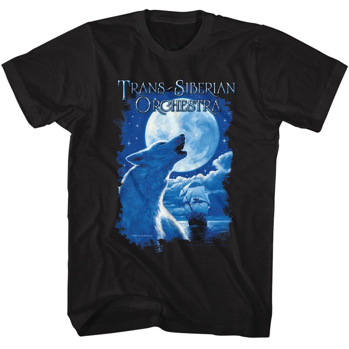 TRANS SIBERIAN ORCHESTRA - TSO NIGHT OCEAN WOLF SHIRT