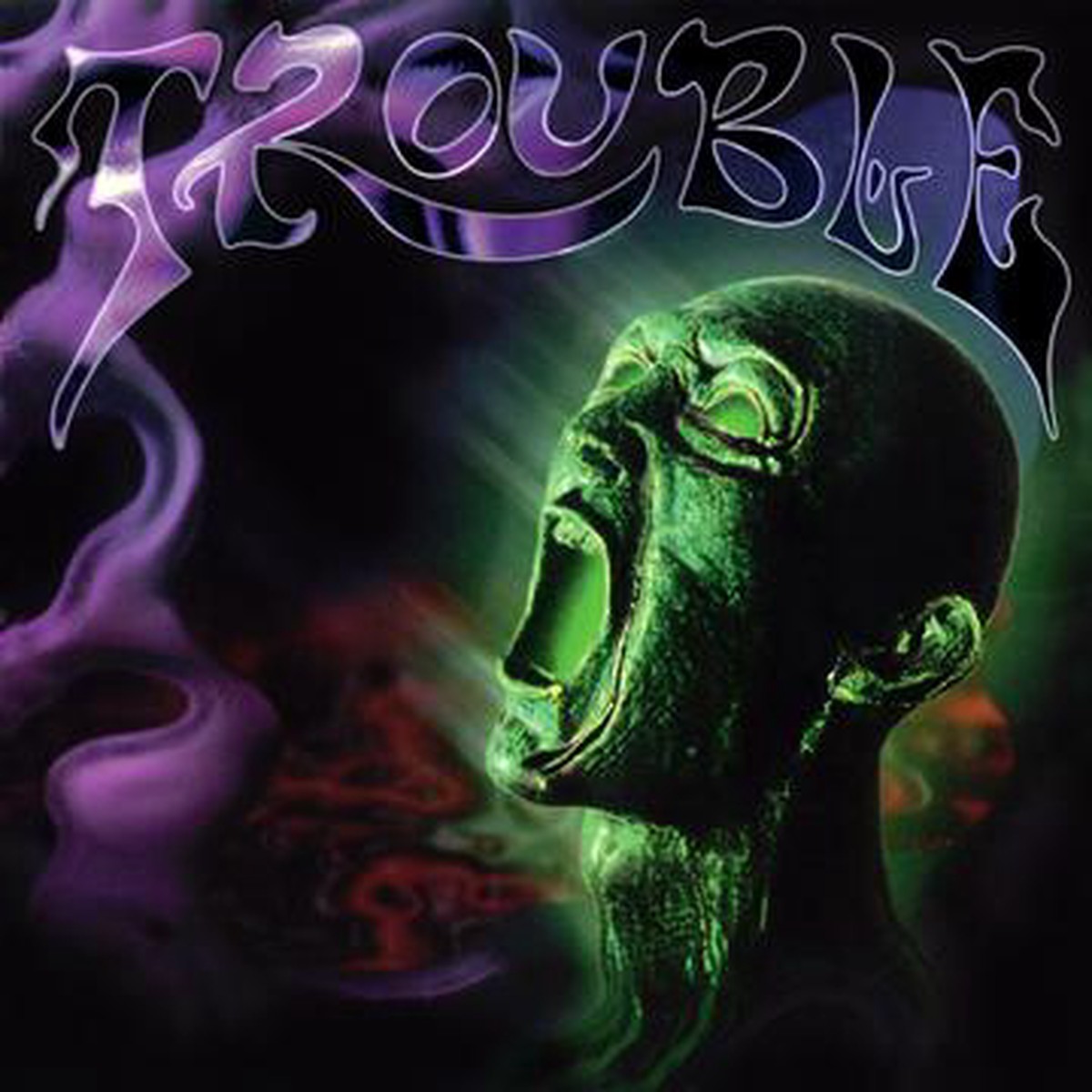 TROUBLE 'PLASTIC GREEN HEAD' LP