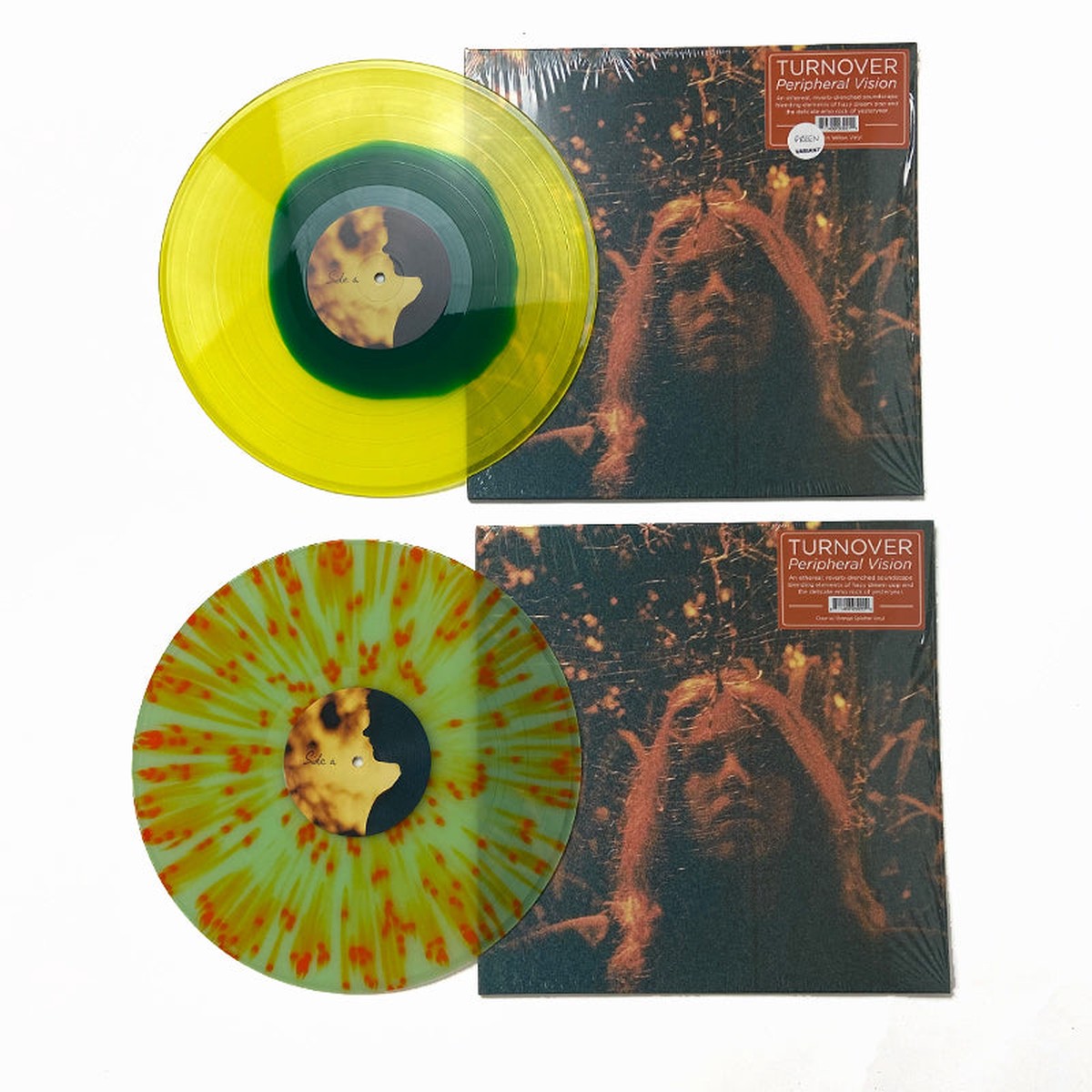 TURNOVER 'PERIPHERAL VISION' LP (TWO DIFFERENT VINYL VARIANTS LIMITED TO 250 EACH)