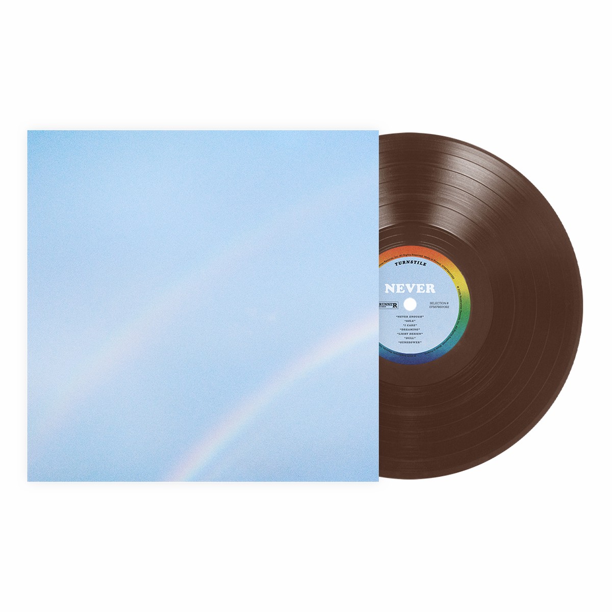 TURNSTILE NEVER ENOUGH LP (Limited Edition Only 1000 Made, Chocolate Brown Vinyl)