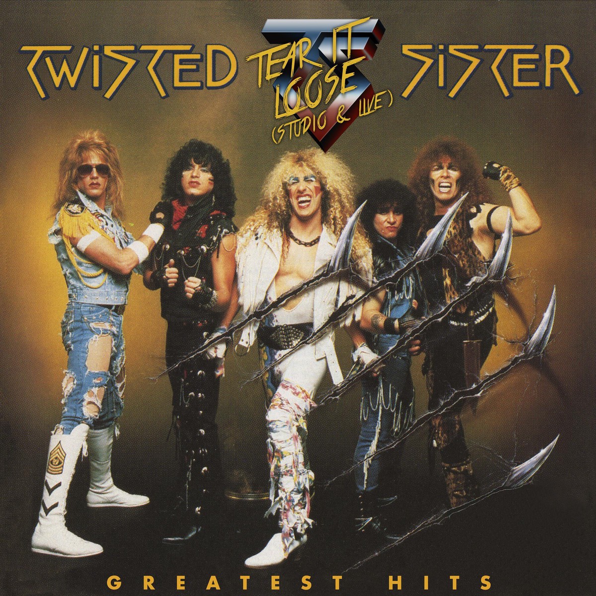 TWISTED SISTER 'GREATEST HITS -TEAR IT LOOSE' 2LP (Translucent Red Vinyl)