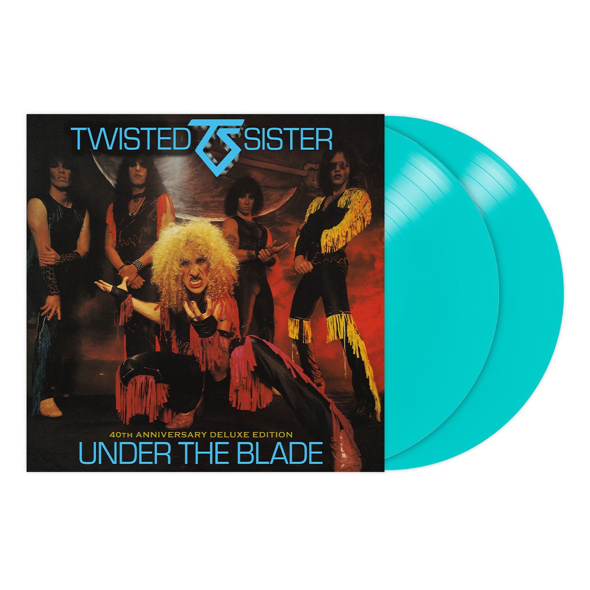 TWISTED SISTER UNDER THE BLADE 40TH ANNIVERSARY 2LP (Limited Edition, Turquoise Vinyl)