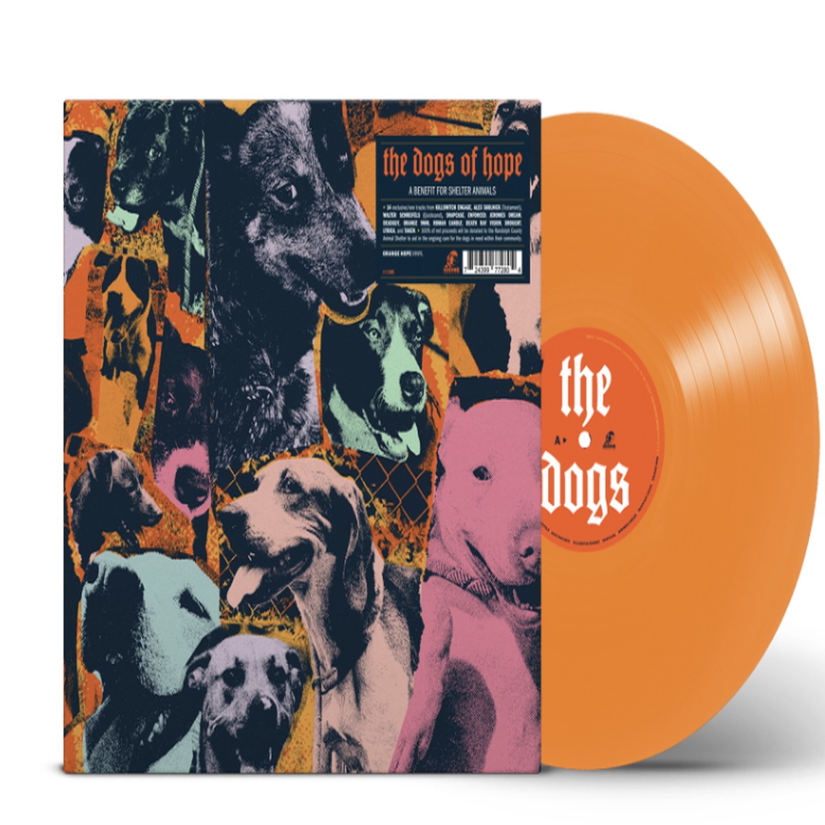 VARIOUS ARTISTS THE DOGS OF HOPE LP (Orange Vinyl)