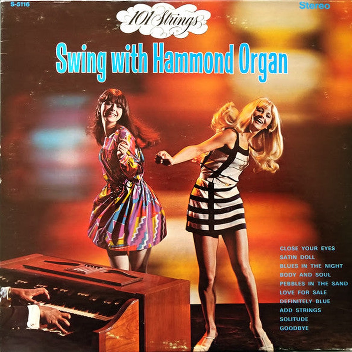 101 Strings Featuring Paul Griffin - Swing With Hammond Organ (Vinyl, VG)