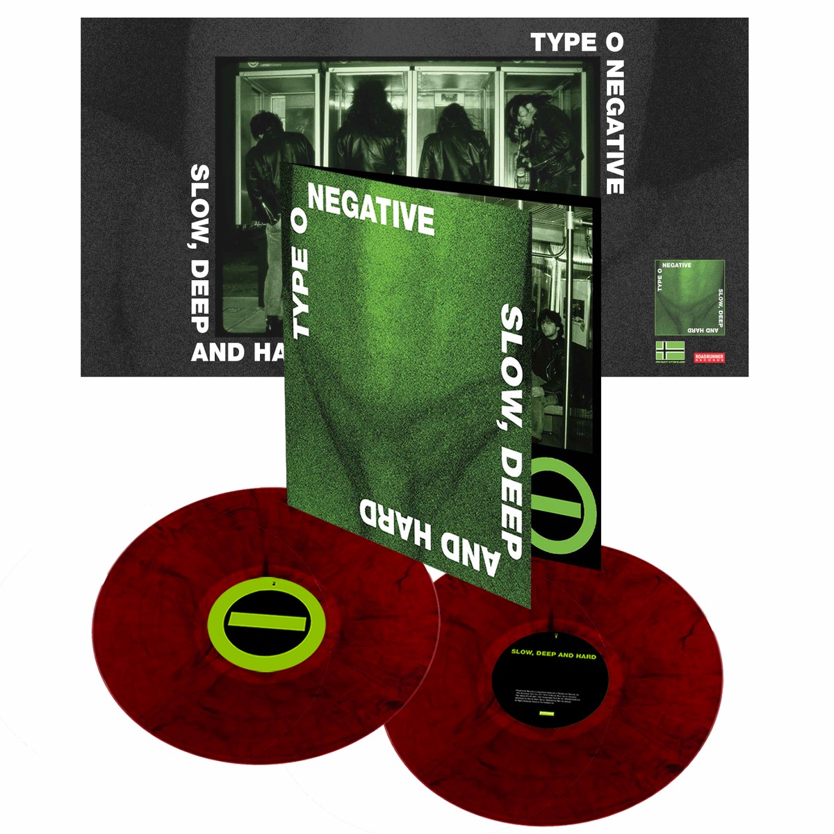 TYPE O NEGATIVE 'SLOW, DEEP & HARD' 2LP (Limited Edition Only 500 Made, Blood Red Marble Vinyl)