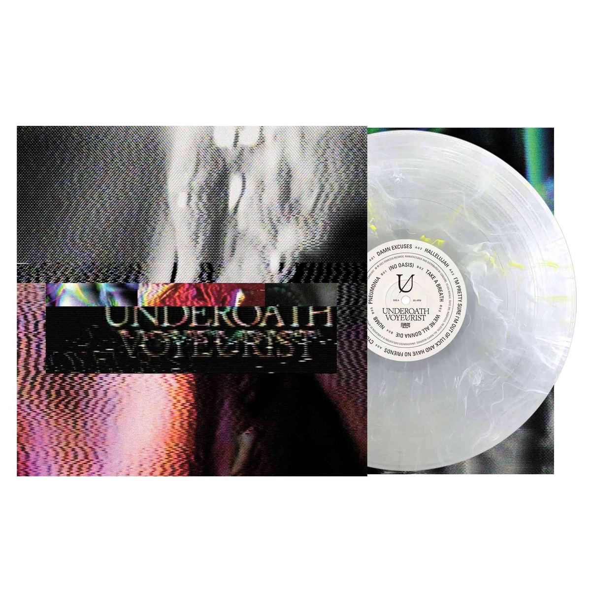 UNDEROATH VOYEURIST LP (Limited Edition Only 350 Made, Gold Vinyl)