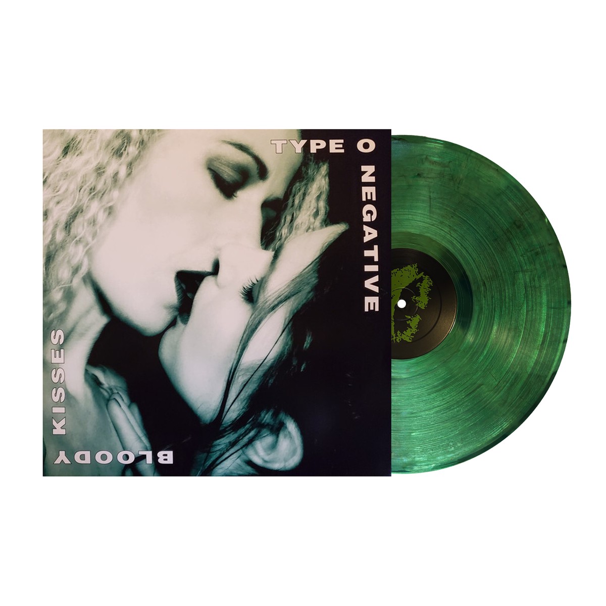 TYPE O NEGATIVE BLOODY KISSES: SUSPENDED IN DUSK 2LP (Viridian Void Vinyl)