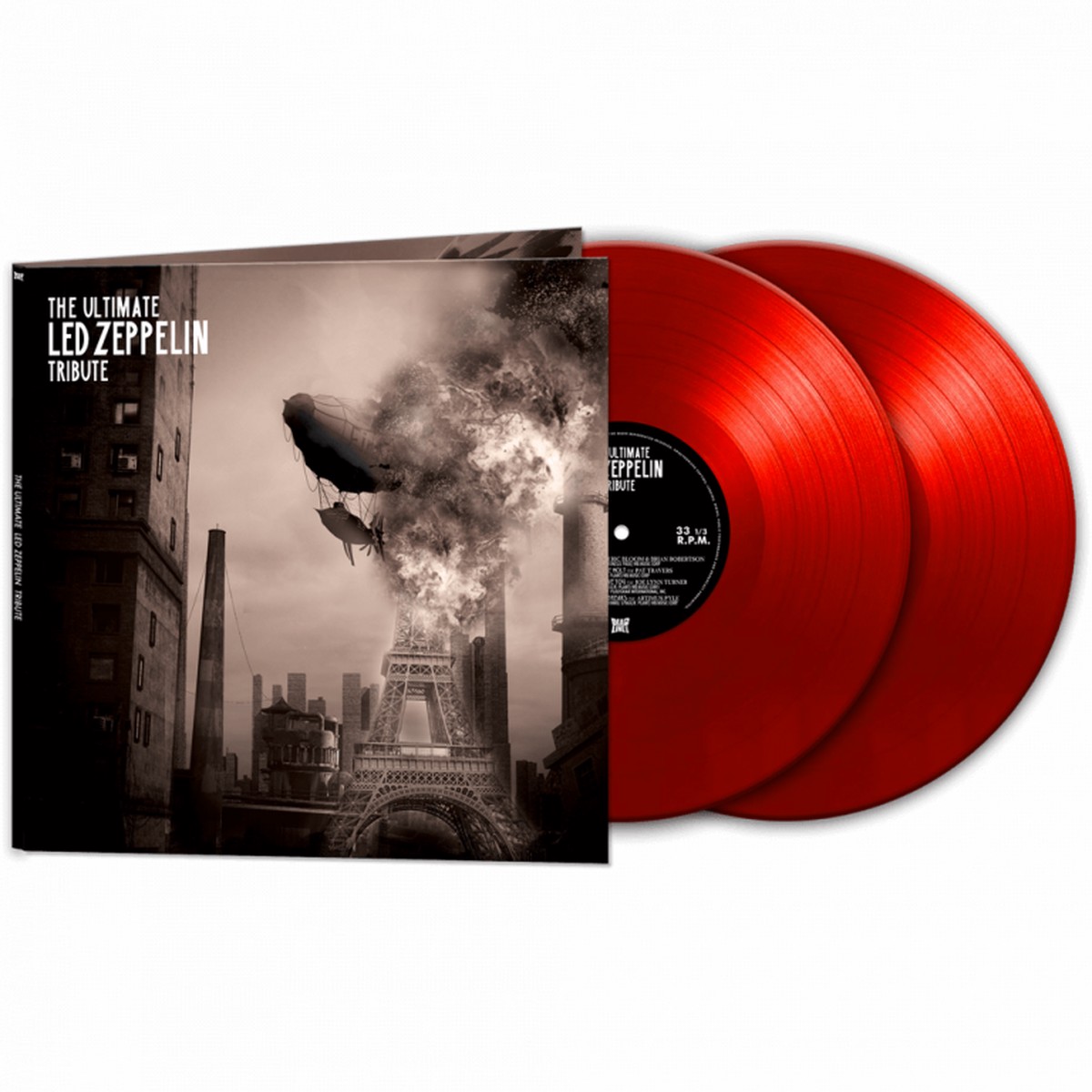 ULTIMATE LED ZEPPELIN TRIBUTE 2LP (Red Vinyl, Featuring Deep Purple, Blue Oyster Cult, Thin Lizzy & More)