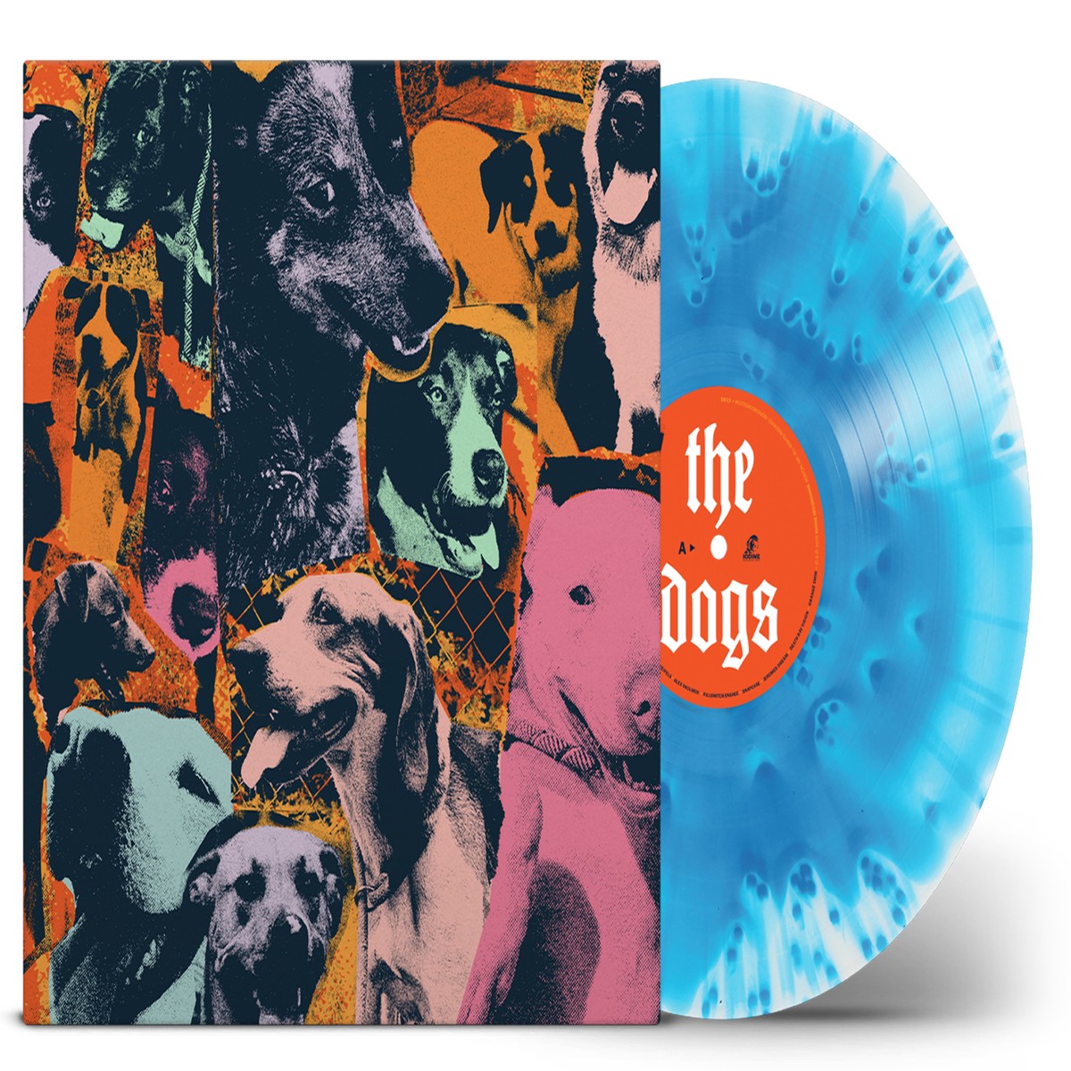 VARIOUS ARTISTS THE DOGS OF HOPE LP (Limited Edition Only 100 Made, Cloudy Blue Splatter Vinyl)