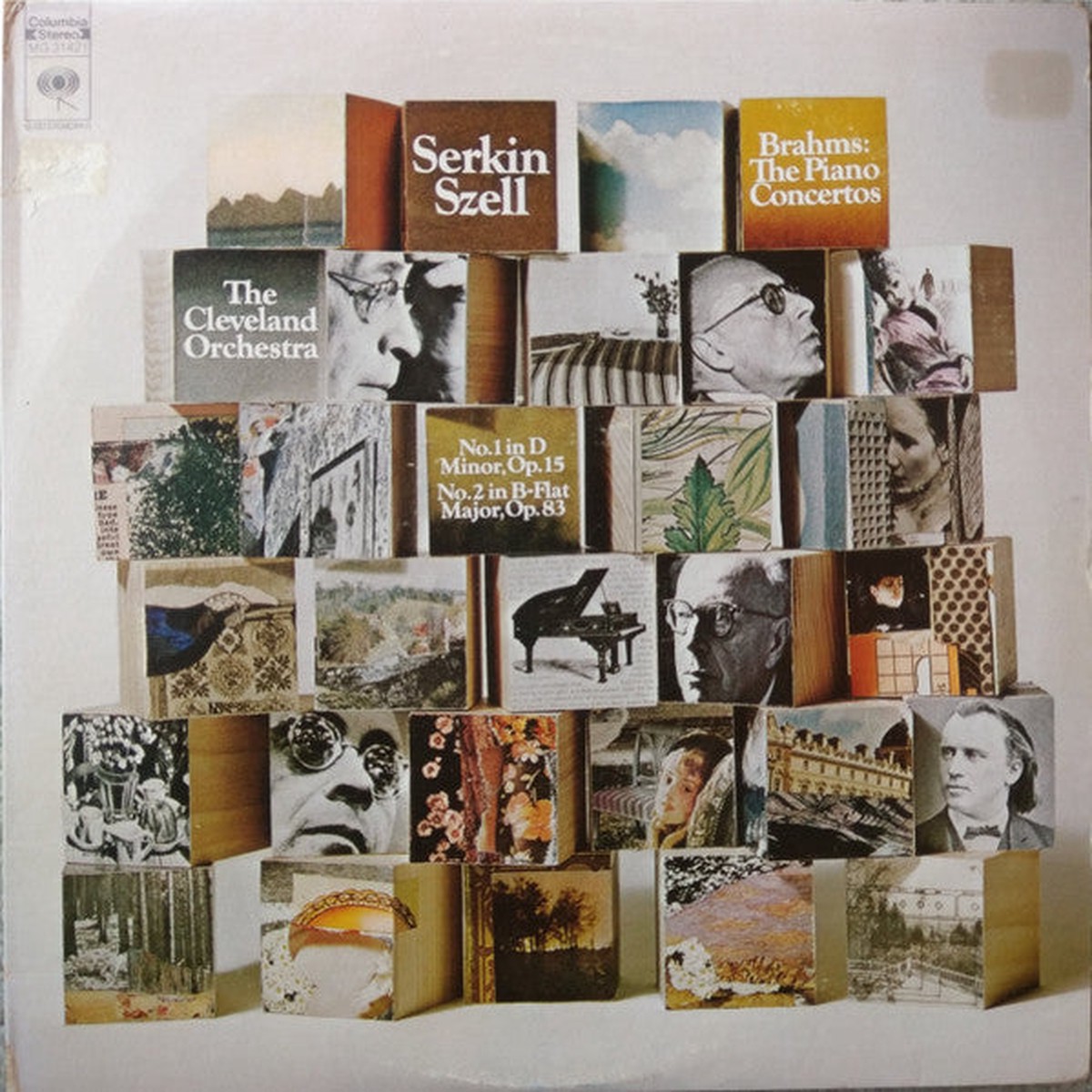 Brahms, Serkin / Szell, The Cleveland Orchestra - The Piano Concertos (Vinyl, VG+)